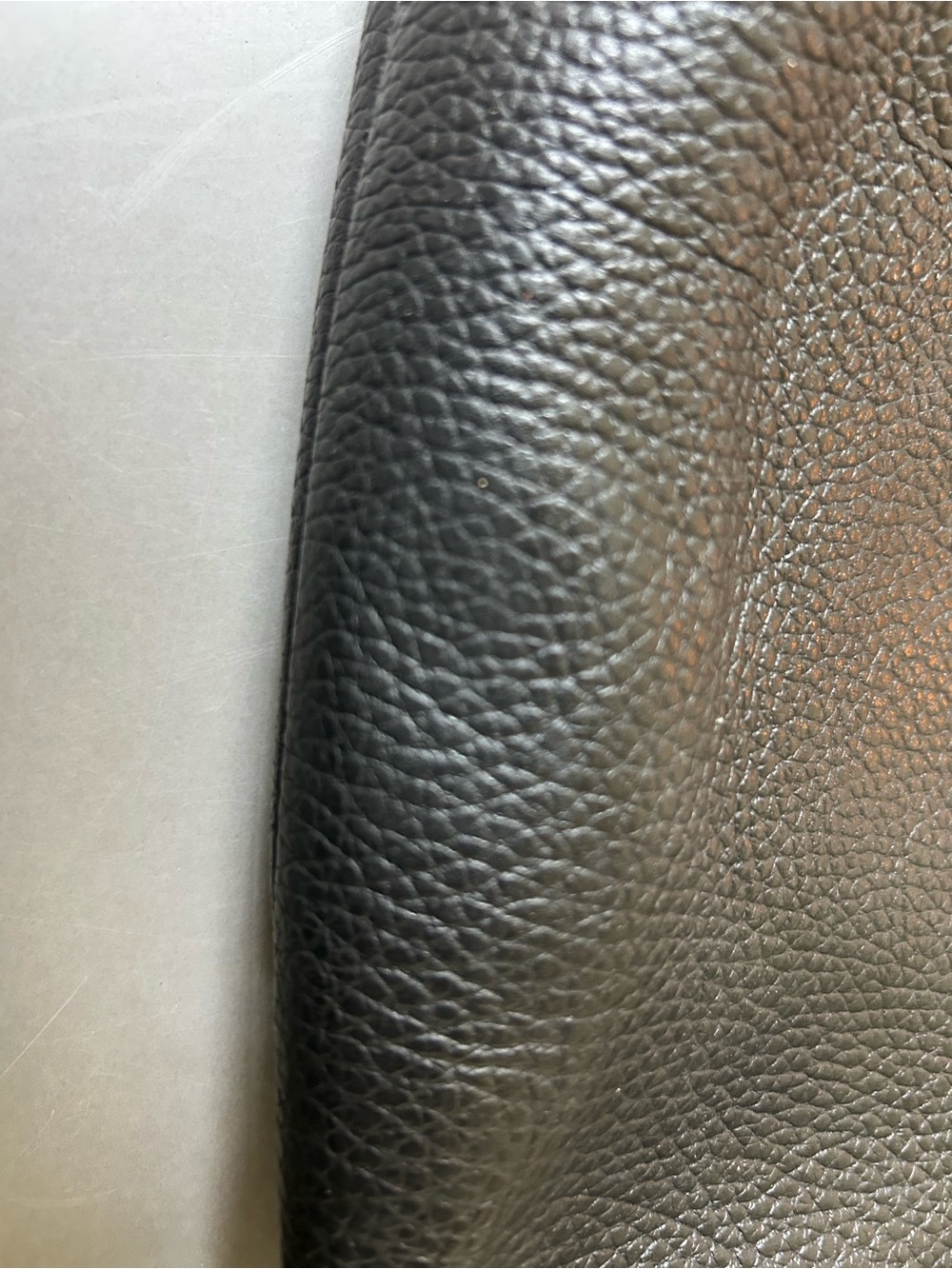 Furla Black Pebbled Leather Tote with Gold Logo - Picture 10 of 13